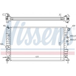 Ψυγείο νερού/εξαρτήματα OPEL VECTRA B 1.6-2.5 09.95-07.03