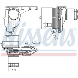 Ψυγείο λαδιού  FORD TRANSIT, TRANSIT V363 2.2D-3.2D 04.06-