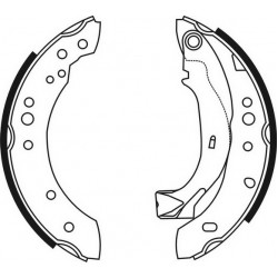 Σετ σιαγόνων φρένων DS DS 3; CITROEN C2, C2 ENTERPRISE, C3 I, C3 II, C3 III, C3 PLURIEL, DS3; PEUGEOT 1007; RENAULT THALIA III 0.9-1.6D 02.02-