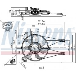 Βεντιλατέρ FIAT PALIO, SIENA 1.2/1.3/1.4 07.97-