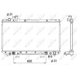 Ψυγείο νερού/εξαρτήματα  TOYOTA RAV 4 I 2.0 06.94-06.00