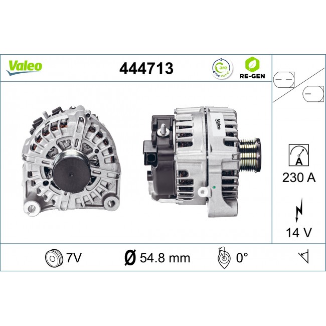 Δυναμό BMW 5 (F10), 5 (F11), 5 GRAN TURISMO (F07), 7 (F01, F02, F03, F04), X5 (E70), X6 (E71, E72), X6 (F16, F86) 3.0D 02.08-07.19