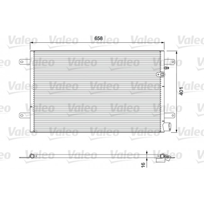 Συμπυκνωτής σύστ. κλιματισμού AUDI A6 ALLROAD C6, A6 C6 2.0-5.2 05.04-08.11