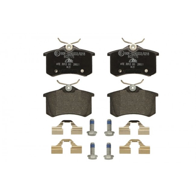 Σετ τακακιών φρένων, δίσκος φρένου DS DS 4; AUDI A2; CITROEN C4 II, DS4; PEUGEOT 807; RENAULT MEGANE I, MEGANE II, THALIA II, TWINGO II 1.2-2.0D 05.86- Σετ τακακιών φρένων, δίσκος φρένου DS DS 4; AUDI A2; CITROEN C4 II, DS4; PEUGEOT 807; RENAULT MEGANE I, MEGANE II, THALIA II, TWINGO II 1.2-2.0D 05.86-