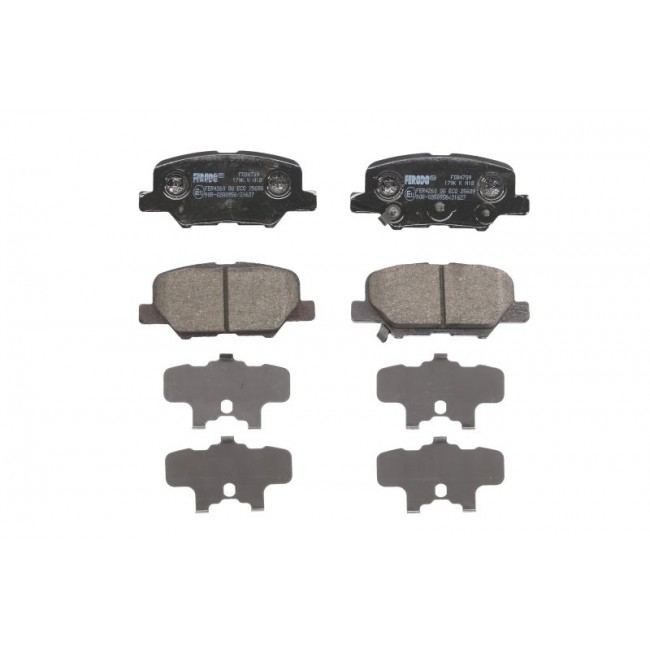 Σετ τακακιών φρένων, δίσκος φρένου CITROEN C4 AIRCROSS; MAZDA 6, 6/KOMBI; MITSUBISHI ASX, OUTLANDER III; PEUGEOT 4008 1.6-3.0 05.10- Σετ τακακιών φρένων, δίσκος φρένου CITROEN C4 AIRCROSS; MAZDA 6, 6/KOMBI; MITSUBISHI ASX, OUTLANDER III; PEUGEOT 4008 1.6-3.0 05.10-