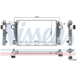 Ψυγείο αέρα υπερπλήρωσης  VW AMAROK 2.0D 09.11-05.22