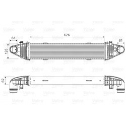 Ψυγείο αέρα υπερπλήρωσης MERCEDES C (C204), C T-MODEL (S204), C (W204), E (A207), E (C207), E T-MODEL (S212), E (W212) 1.8/2.2D 08.08-