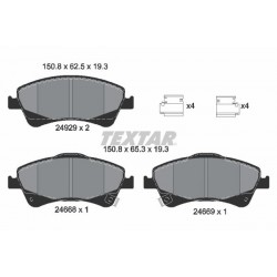 Σετ τακακιών φρένων, δίσκος φρένου  TOYOTA AURIS, AVENSIS, COROLLA, VERSO 1.6-2.2D 10.06-10.18