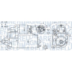 Μίζα OPEL ARENA; RENAULT CLIO I, CLIO II, ESPACE III, KANGOO, KANGOO EXPRESS, LAGUNA I, MEGANE I, MEGANE I COACH, MEGANE SCENIC, RAPID, RAPID/MINIVAN, SCENIC I 1.4-2.0 07.85-