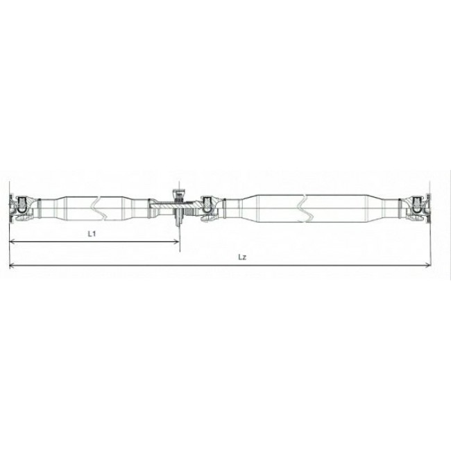 Άξονας μετάδοσης κίνησης MERCEDES SPRINTER 3,5-T (B906), SPRINTER 3-T (B906), SPRINTER 4,6-T (B906), SPRINTER 5-T (B906); VW CRAFTER 30-35, CRAFTER 30-50 2.0D-2.5D 04.06- Άξονας μετάδοσης κίνησης MERCEDES SPRINTER 3,5-T (B906), SPRINTER 3-T (B906), SPRINTER 4,6-T (B906), SPRINTER 5-T (B906); VW CRAFTER 30-35, CRAFTER 30-50 2.0D-2.5D 04.06-
