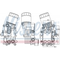 Ψυγείο λαδιού  AUDI A1; SEAT IBIZA IV, IBIZA IV SC, IBIZA IV ST, TOLEDO IV; SKODA FABIA III, FABIA III PRAKTIK, RAPID; VW POLO, POLO V 1.4D 02.14-12.22