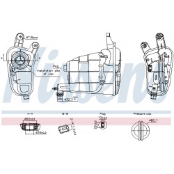 Δοχείο διαστολής, ψυκτικό υγρό  AUDI A4 B8, A5, Q5 06.07-05.17