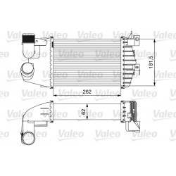 Ψυγείο αέρα υπερπλήρωσης OPEL ASTRA H, ASTRA H CLASSIC, ASTRA H GTC, ASTRA H/KOMBI, ZAFIRA B 1.7D 02.07-