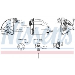 Δοχείο διαστολής, ψυκτικό υγρό BMW 5 (F10), 5 (F11), 5 GRAN TURISMO (F07), 6 (F12), 6 (F13), 6 GRAN COUPE (F06), 7 (F01, F02, F03, F04) 02.08-10.18