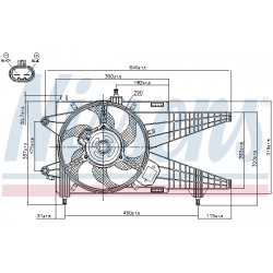 Βεντιλατέρ FIAT IDEA, PUNTO; LANCIA MUSA, YPSILON 1.3D 06.03-