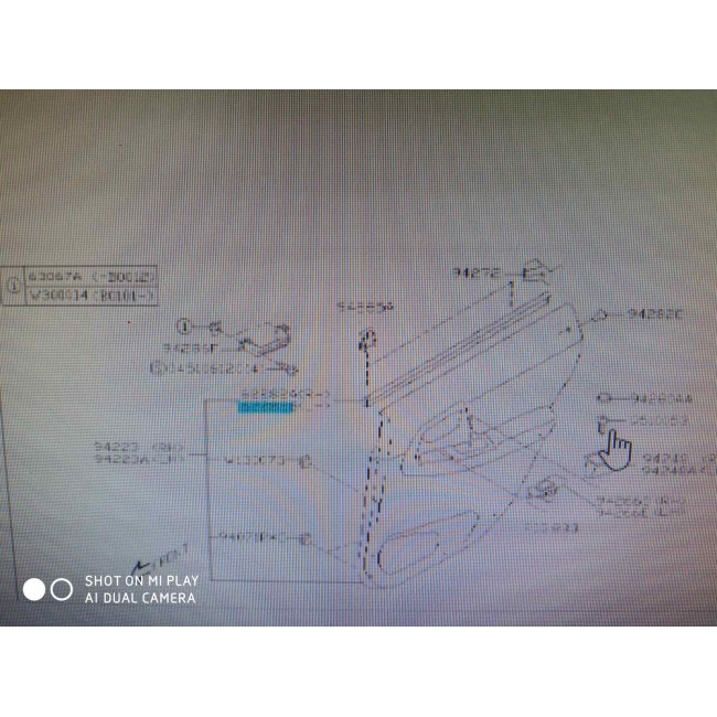 ΓΛΥΣΤΡΑ ΠΙΣΩ ΕΣΩΤΕΡΙΚΗ ΑΡΙΣΤΕΡΗ SUBARU IMPREZA